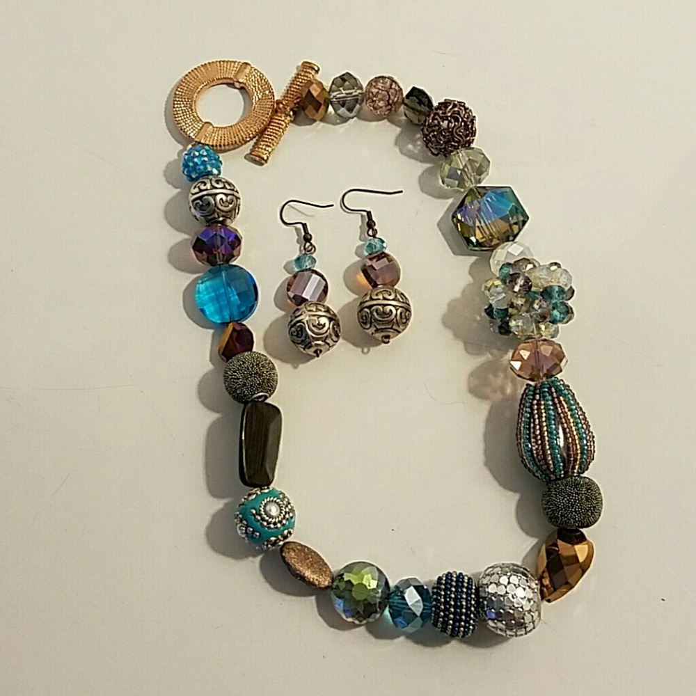 Handcrafted Necklace/earrings